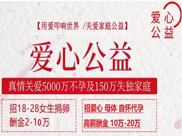 正定捐卵助孕生子 爱心志愿者招募
